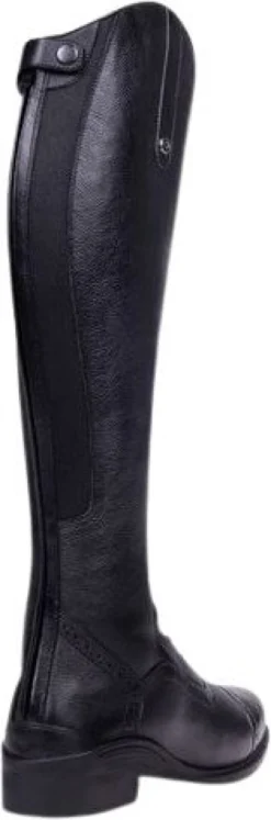 Reitstiefel Damen Calgary Adult, Thermo Reitstiefel, Lederreitstiefel, Schwarz