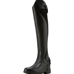 Reitstiefel Damen Devon Sport FS26, Lederreitstiefel, Schwarz