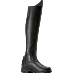 Reitstiefel Damen Devon Sport FS26, Lederreitstiefel, Schwarz