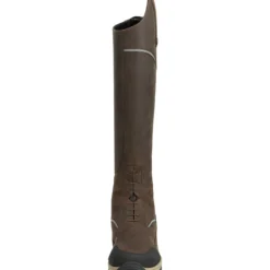 Reitstiefel Damen Field Tall GripFTX, Lederreitstiefel, Chocolate