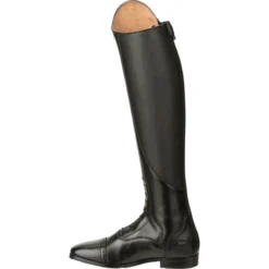 Reitstiefel Damen Florentina Tall, Lederreitstiefel, Schwarz