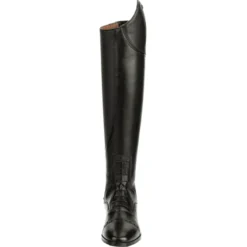 Reitstiefel Damen Florentina Tall, Lederreitstiefel, Schwarz