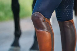 Reitstiefel Damen Florentina Tall, Lederreitstiefel, Braun