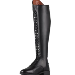 Reitstiefel Damen Hailey Adult, Lederreitstiefel, Schwarz