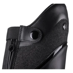 Reitstiefel Damen Hailey Adult, Lederreitstiefel, Schwarz