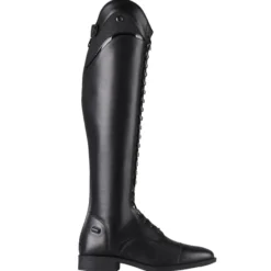 Reitstiefel Damen Hailey Adult, Lederreitstiefel, Schwarz