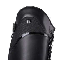 Reitstiefel Damen Hailey Adult, Lederreitstiefel, Schwarz