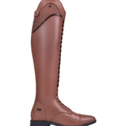 Reitstiefel Damen Hailey Adult, Lederreitstiefel, Braun