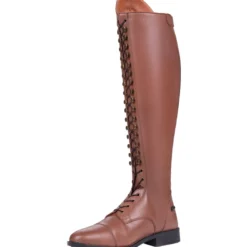 Reitstiefel Damen Hailey Adult, Lederreitstiefel, Braun