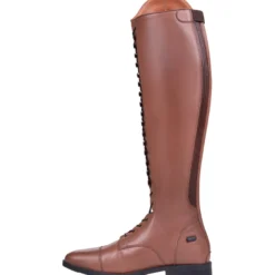 Reitstiefel Damen Hailey Adult, Lederreitstiefel, Braun