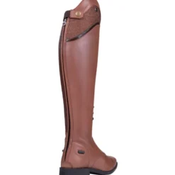 Reitstiefel Damen Hailey Adult, Lederreitstiefel, Braun