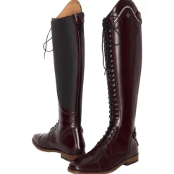 Reitstiefel Damen IRHOlania, Dressur, Lederreitstiefel, Bordeaux Crystal