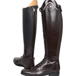 Reitstiefel Damen IRHOlania Deluxe Dressage, Dressur, Lederreitstiefel, Dunkelbraun