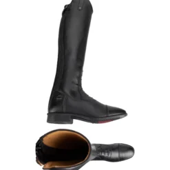 Reitstiefel Damen Legacy Ventura, Lederreitstiefel, Dressurstiefel, Schwarz