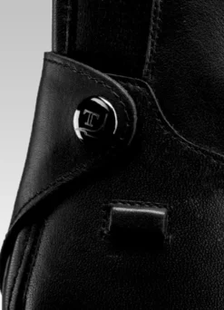 Reitstiefel Damen Marilyn, Lederreitstiefel, Schwarz