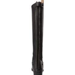 Reitstiefel Damen Nova Tall Vegan, Lederimitat, Schwarz