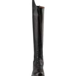 Reitstiefel Damen Nova Tall Vegan, Lederimitat, Schwarz