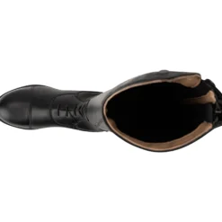 Reitstiefel Damen Nova Tall Vegan, Lederimitat, Schwarz