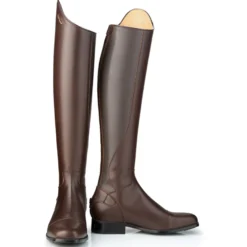 Reitstiefel Discover, Lederreitstiefel, Damen, Herren, Coffee Brown