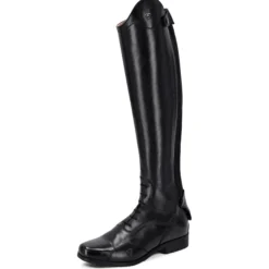 Reitstiefel Gravity, Lederreitstiefel, Damen, Herren, Schwarz