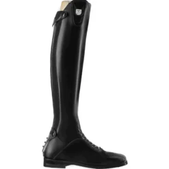 Reitstiefel Harley Plus, Lederreitstiefel, Damen, Herren, Schwarz