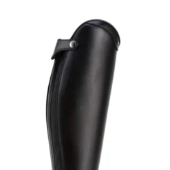Reitstiefel Italo 02, Lederreitstiefel, Damen, Herren, Smooth Black