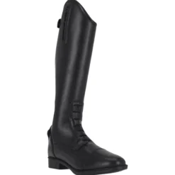 Reitstiefel Jessy Junior, Kunstleder, Mädchen, Damen, Schwarz