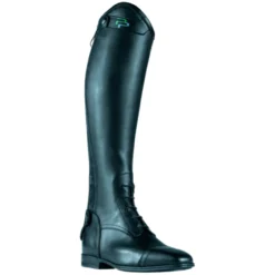 Reitstiefel Kent Vegan Boots aus Mikrofaser, Damen, Herren, Schwarz