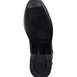 Reitstiefel Kinder Aberdeen, Kunstleder, Schwarz