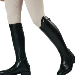 Reitstiefel Kinder Field, Lederreitstiefel, Black