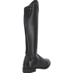 Reitstiefel Kinder Lucky Start Junior, Lederreitstiefel, Schwarz