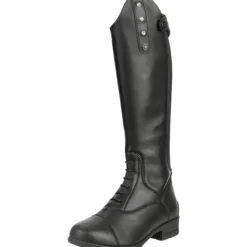 Reitstiefel Kinder Nova Kids Fun Glitter, Lederimitat, Schwarz