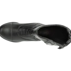 Reitstiefel Kinder Nova Kids Fun Glitter, Lederimitat, Schwarz