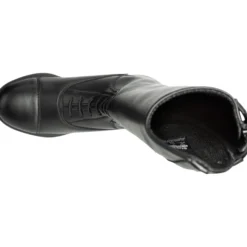 Reitstiefel Kinder Nova Kids Fun, Lederimitat, Schwarz