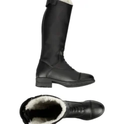Reitstiefel Kinder Nova Kids Fun Glitter Winter, Winterreitstiefel, Schwarz
