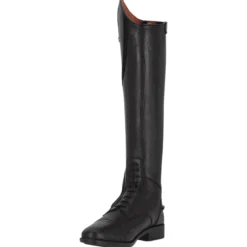 Reitstiefel Kinder Tamar Junior, Lederreitstiefel, Schwarz
