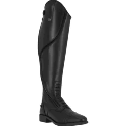 Reitstiefel Kinder Tamar Junior, Lederreitstiefel, Schwarz