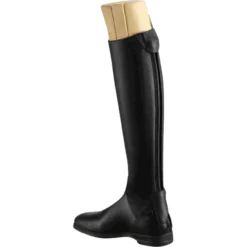 Reitstiefel Leonardo, Lederreitstiefel, Damen, Herren, Schwarz