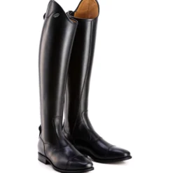 Reitstiefel Levante 01, Lederreitstiefel, Damen, Herren, Wrat Black