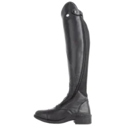 Reitstiefel Maximus, Lederreitstiefel, Damen, Herren, Schwarz