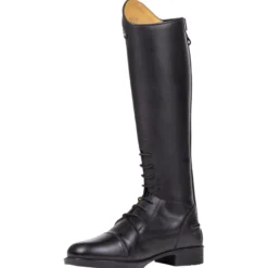 Reitstiefel Mädchen Jaimy Junior, Lederreitstiefel, Schwarz