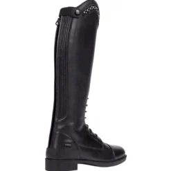 Reitstiefel Mädchen Jaimy Junior, Lederreitstiefel, Schwarz