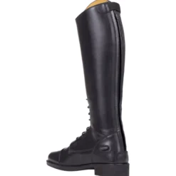 Reitstiefel Mädchen Jaimy Junior, Lederreitstiefel, Schwarz