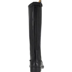 Reitstiefel Mädchen Julia Junior, Lederreitstiefel, Schwarz