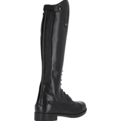 Reitstiefel Mädchen Julia Junior, Lederreitstiefel, Schwarz