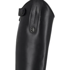 Reitstiefel Mädchen Julia Junior, Lederreitstiefel, Schwarz