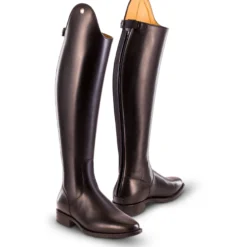 Reitstiefel Puro Dress, Lederreitstiefel, Dressurstiefel, Damen,Herren,Smooth Black