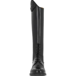 Reitstiefel Romy Junior, Lederreitstiefel, Mädchen, Damen, Schwarz