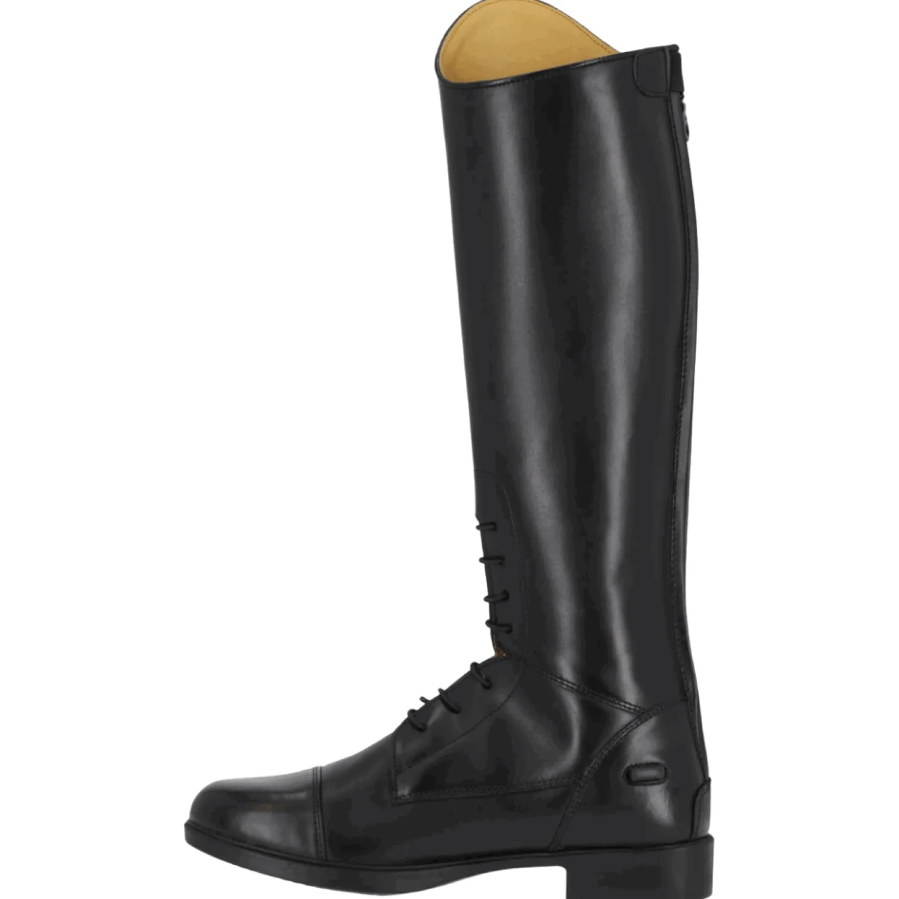 Reitstiefel Romy Junior, Lederreitstiefel, Mädchen, Damen, Schwarz