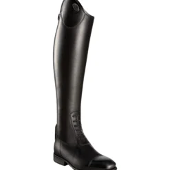 Reitstiefel Salento 02, Lederreitstiefel, Damen, Herren, Wrat Black